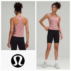 LULULEMON Swiftly Tech Racerback Tank Top 2.0 *Race Length Spiced Chai Pink Rose